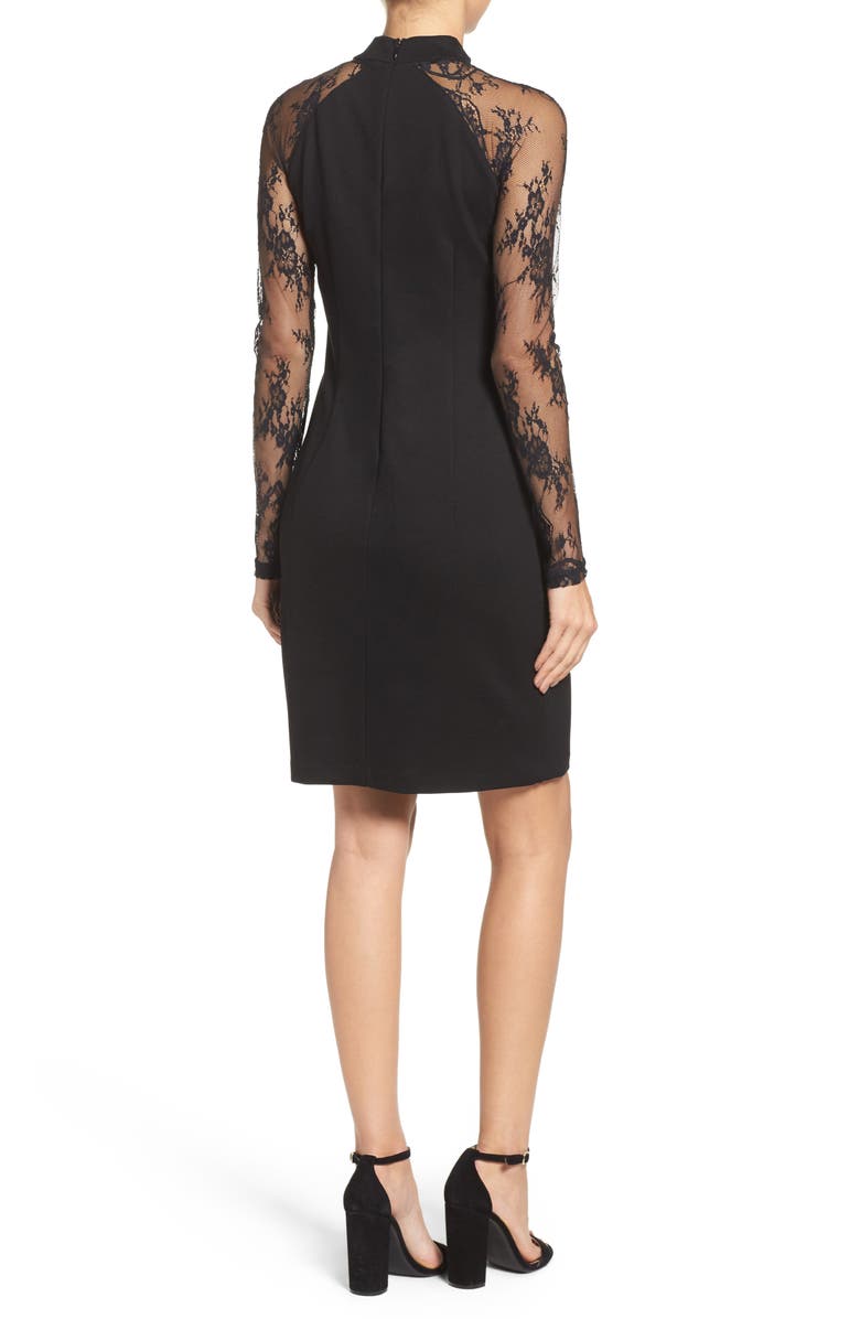 BB Dakota by Steve Madden BB Dakota Lace & Ponte Dress | Nordstrom