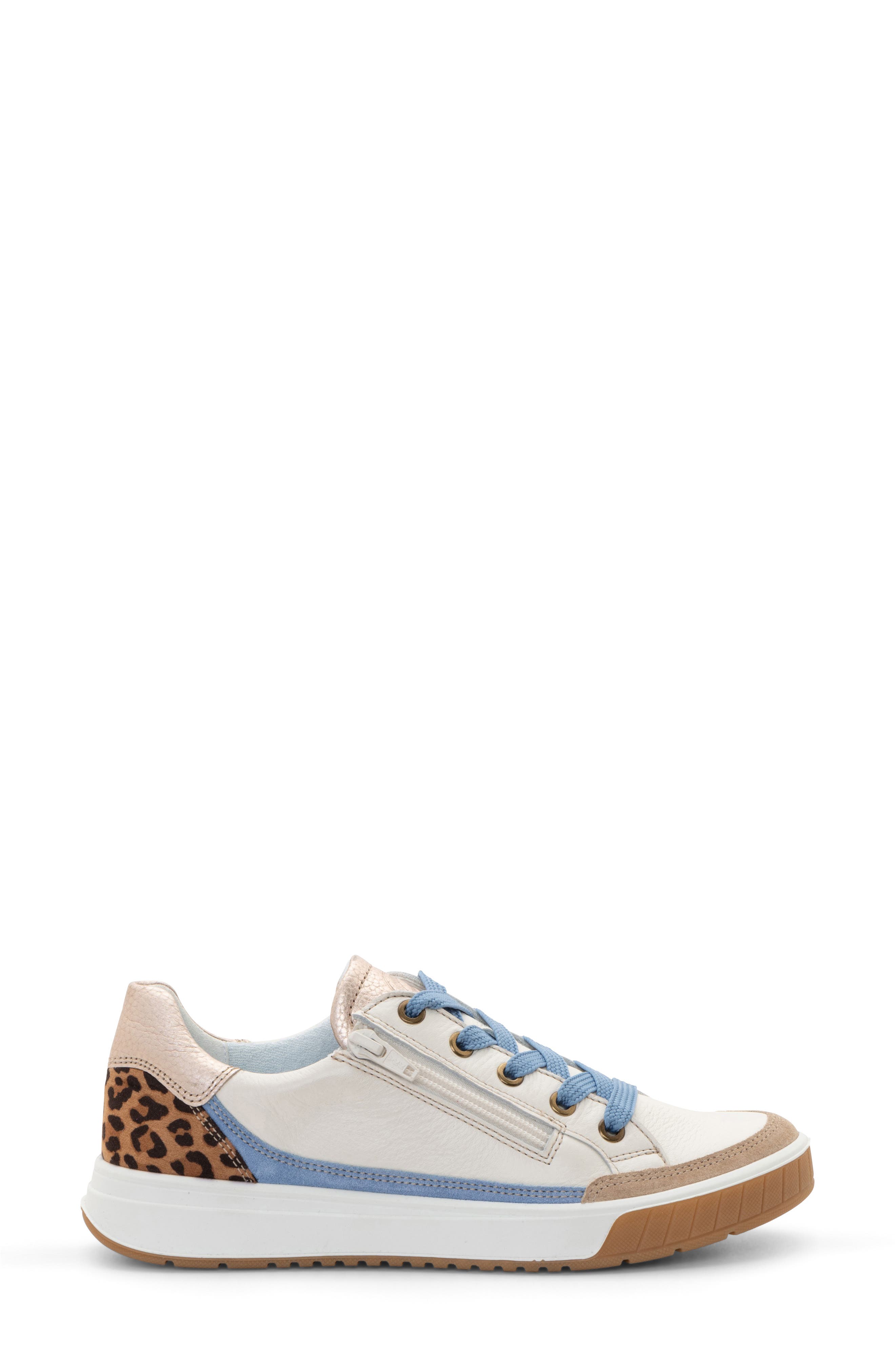 ara Rio Sneaker, Alternate, color, Cream/Sand/Blue/Nature