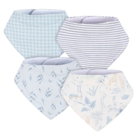Bandana Bibs 4-Pack Blues (Baby)
