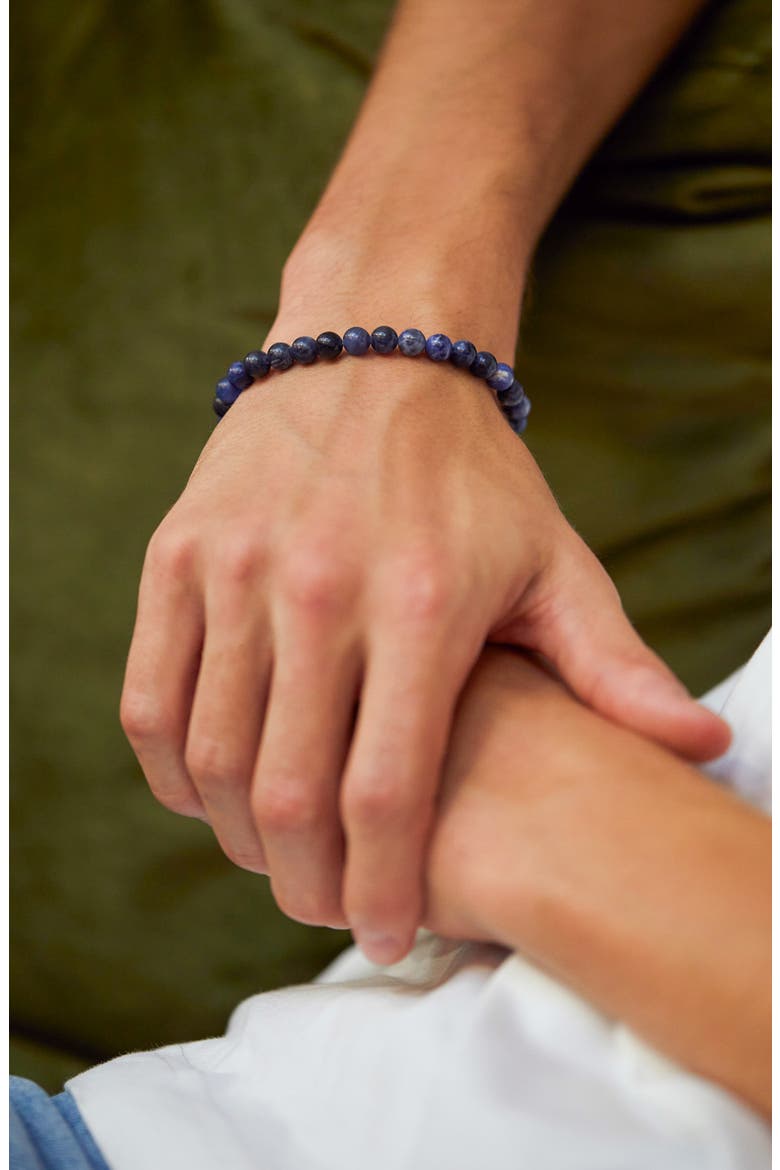 Lapis Lazuli Bead Bracelet, Alternate, color, LAPIS LAZULI
