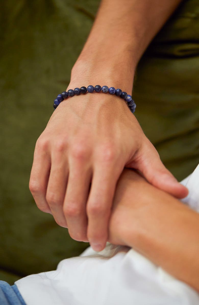 Estella Bartlett Lapis Lazuli Bead Bracelet, Alternate, color, Lapis Lazuli