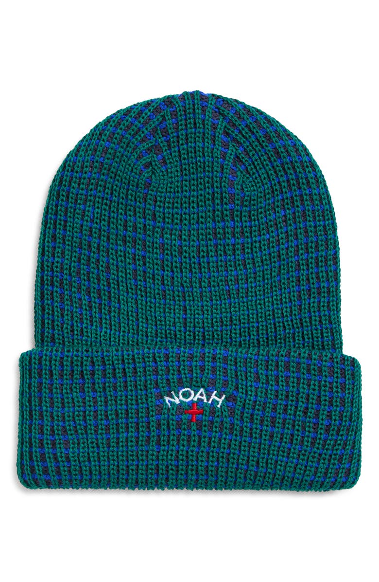 Noah Tri-Color Beanie, Main, color, Blue/ Teal