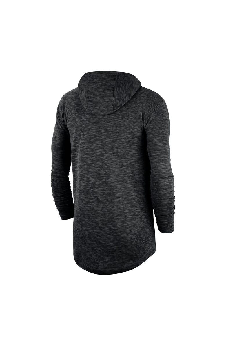 Nike Men's Nike Black Alabama Crimson Tide Slub Performance Long Sleeve Hoodie T-Shirt, Alternate, color, 