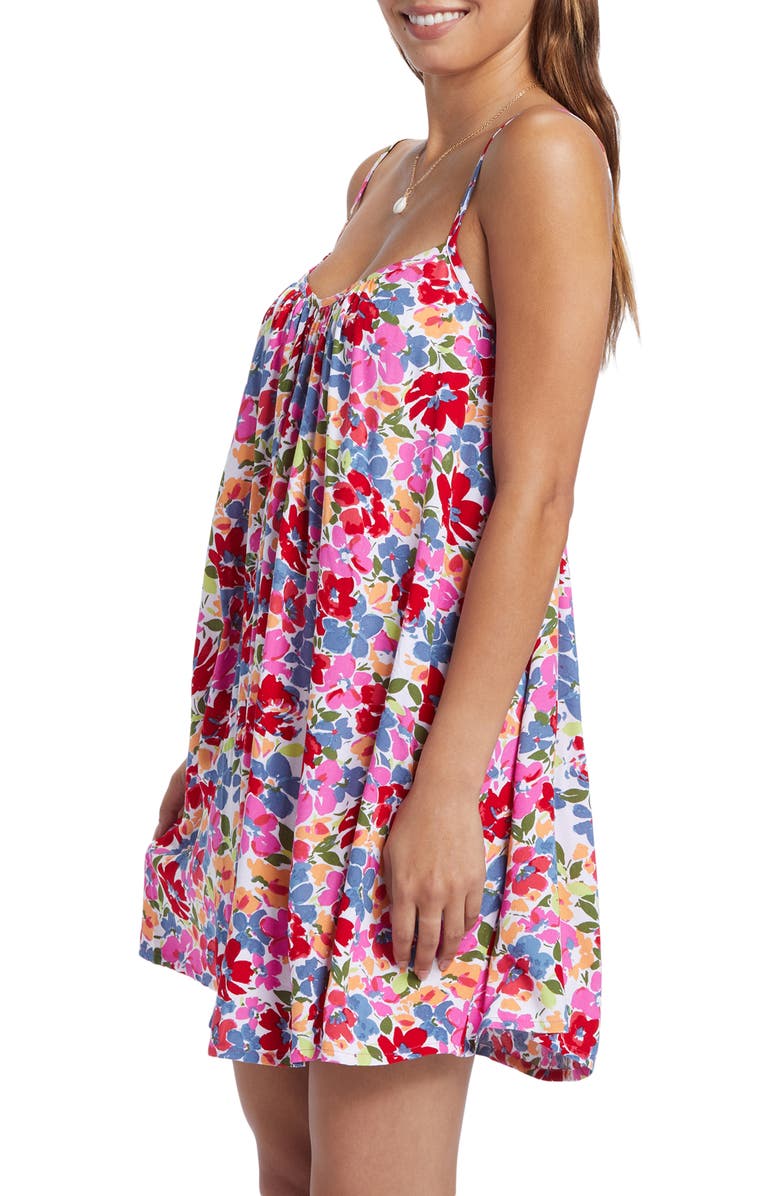 Roxy Summer Adventures Floral Cover-Up Dress, Alternate, color, 