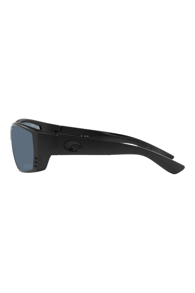 62mm Polarized Sunglasses, Alternate, color, BLACK