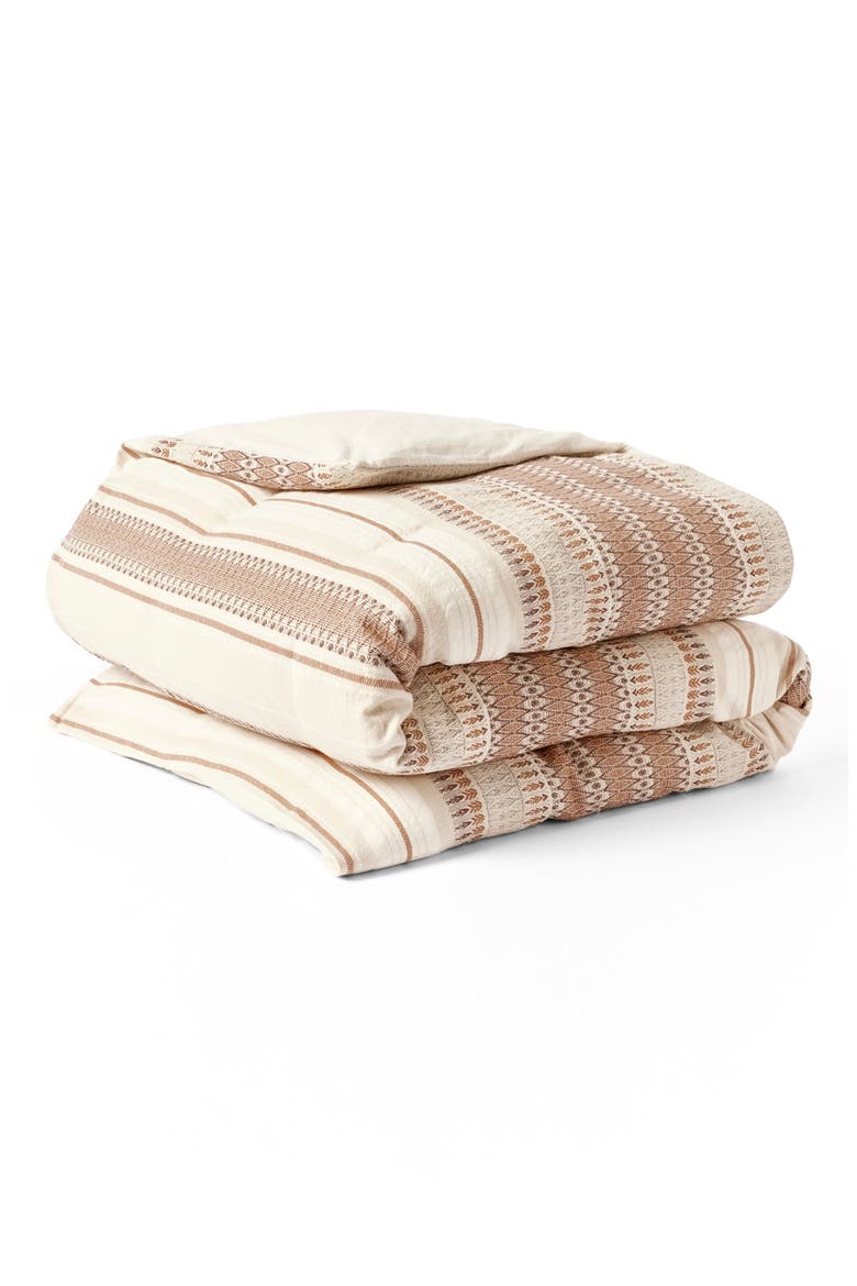 Coast Organic Cotton Duvet Cover, Main, color, UNDYED W/ REDWOOD