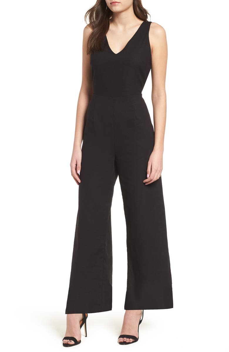 Leith Crop Wide Leg Jumpsuit, Main, color, 