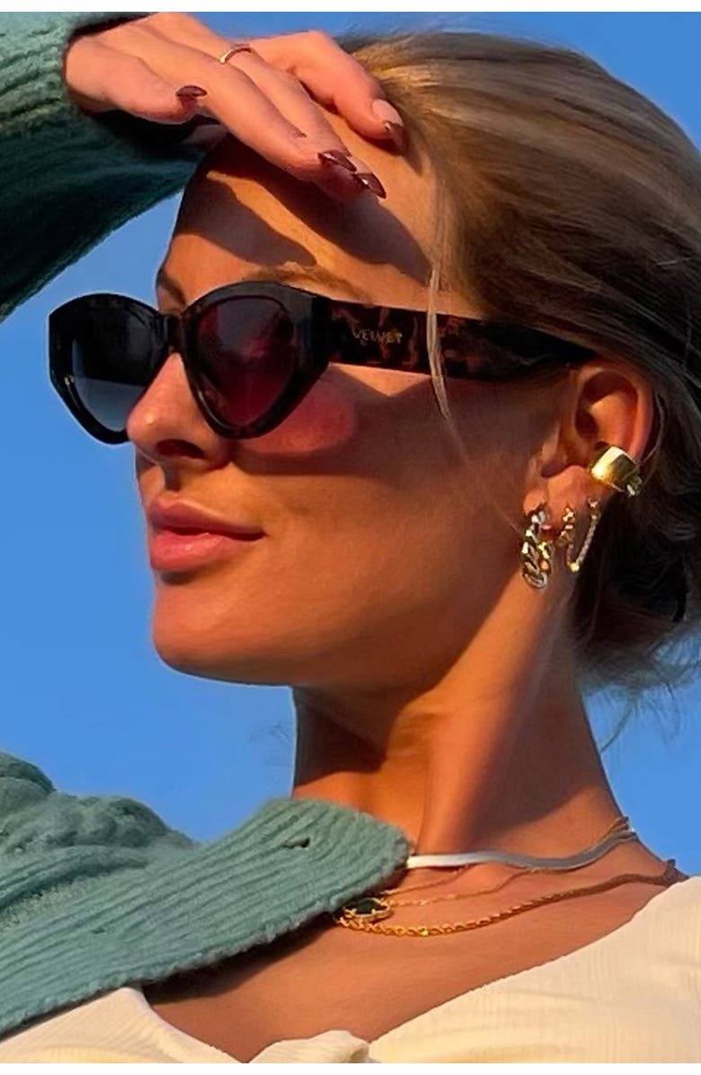 Velvet Eyewear Rosa 52mm Cat Eye Sunglasses, Alternate, color, 