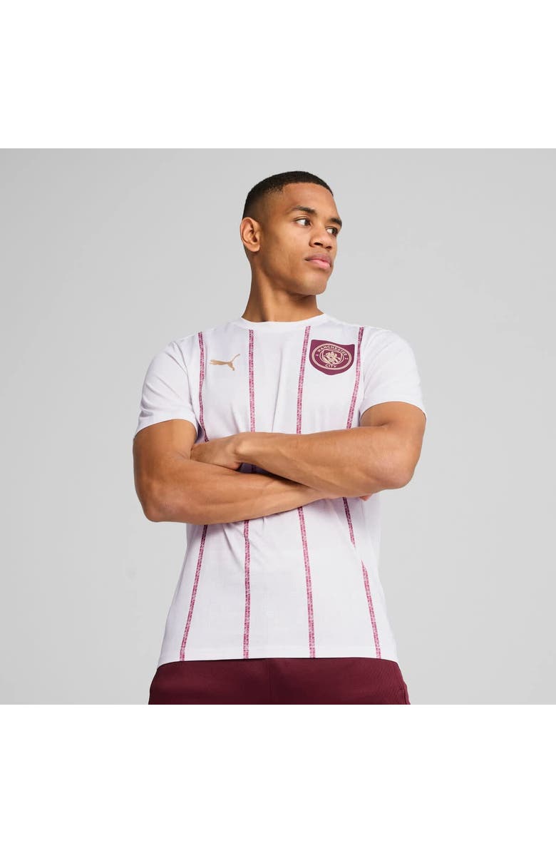 PUMA Men's Puma  White Manchester City 2024/25 Pre-Match Training Jersey, Alternate, color, White