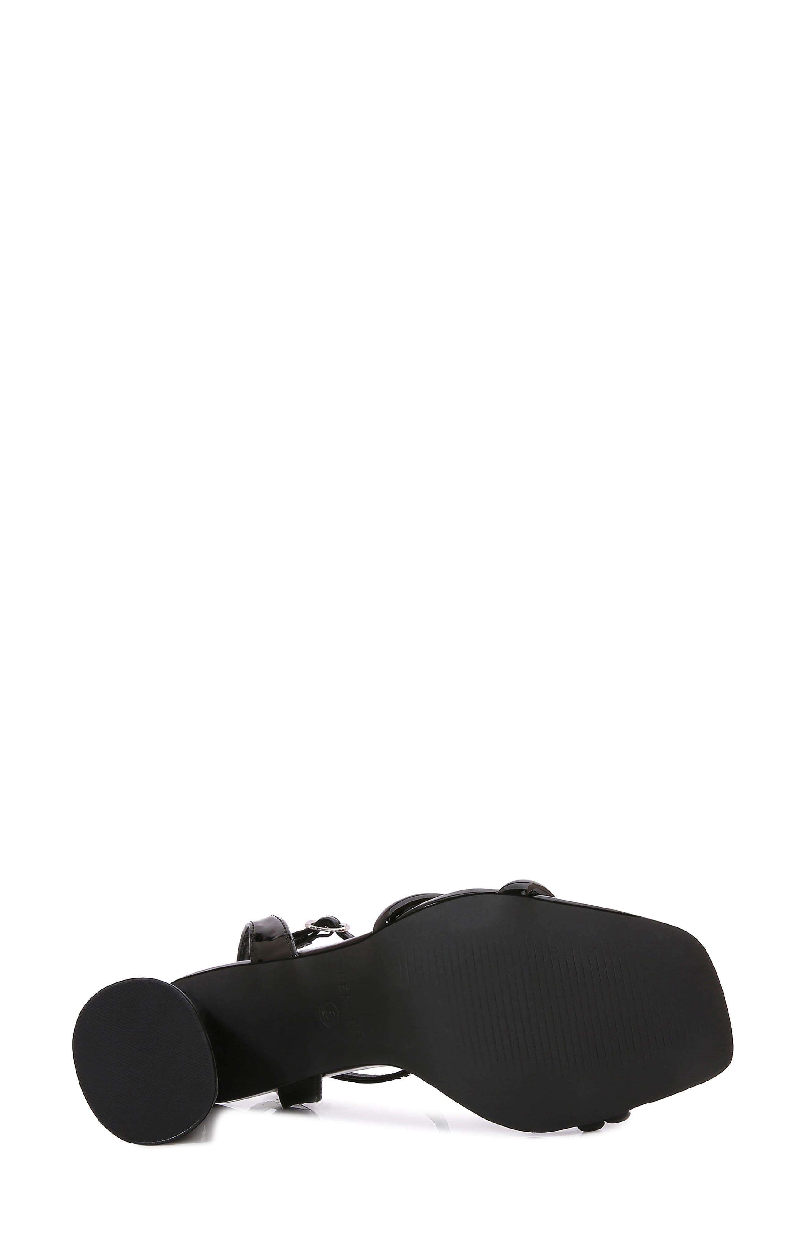 BERNESS Tubular Strap Sandal, Alternate, color, Black