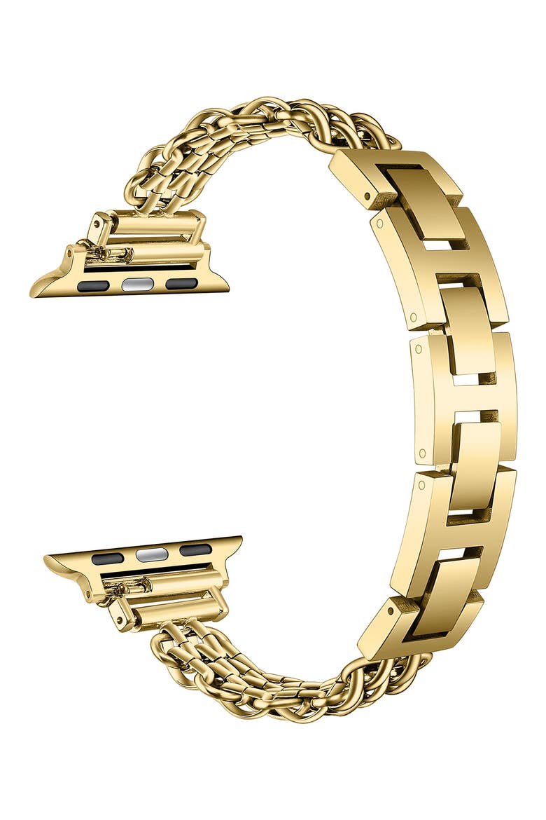 Sylvie Apple Watch® Bracelet Watchband, Alternate, color, GOLD