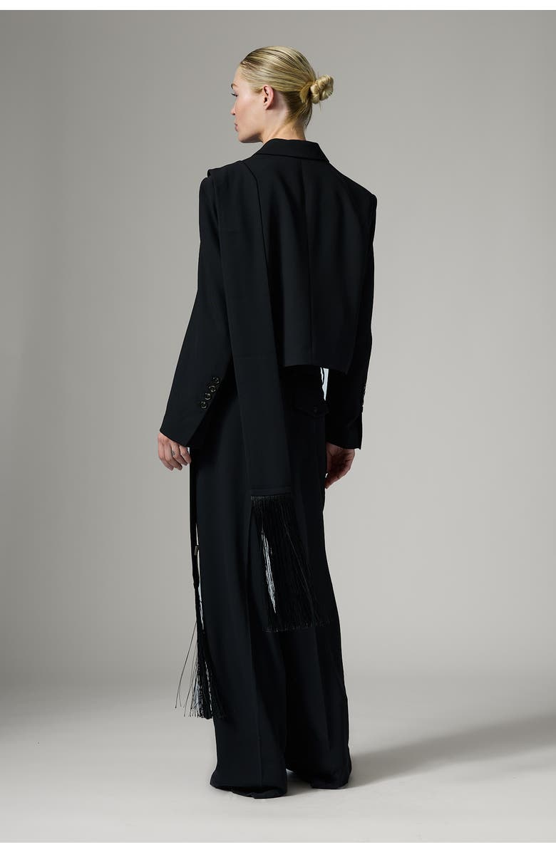 Day Edie Cropped Gabardine Blazer, Alternate, color, Black