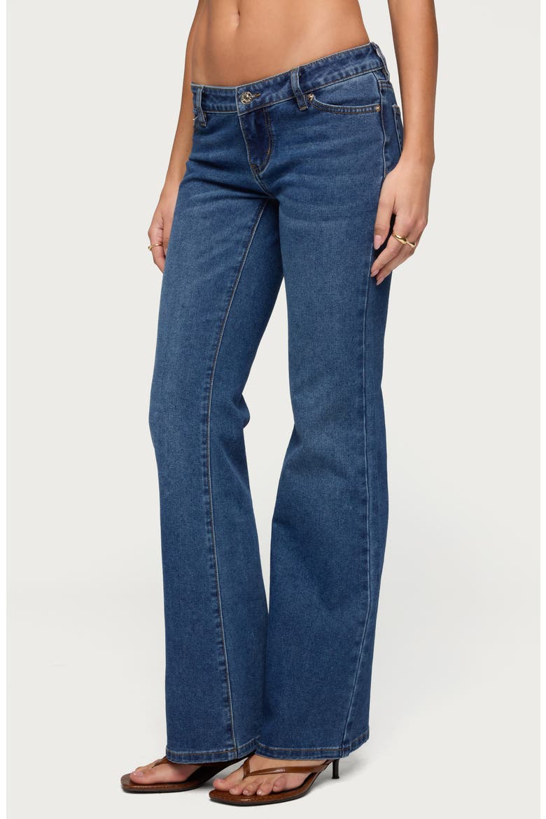 Vania Low Rise Bootcut Jeans, Alternate, color, BLUE