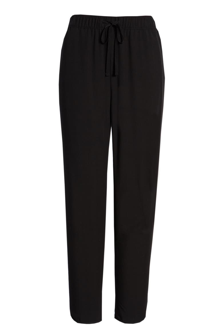 Drawstring Track Trousers, Alternate, color, TRUE BLACK
