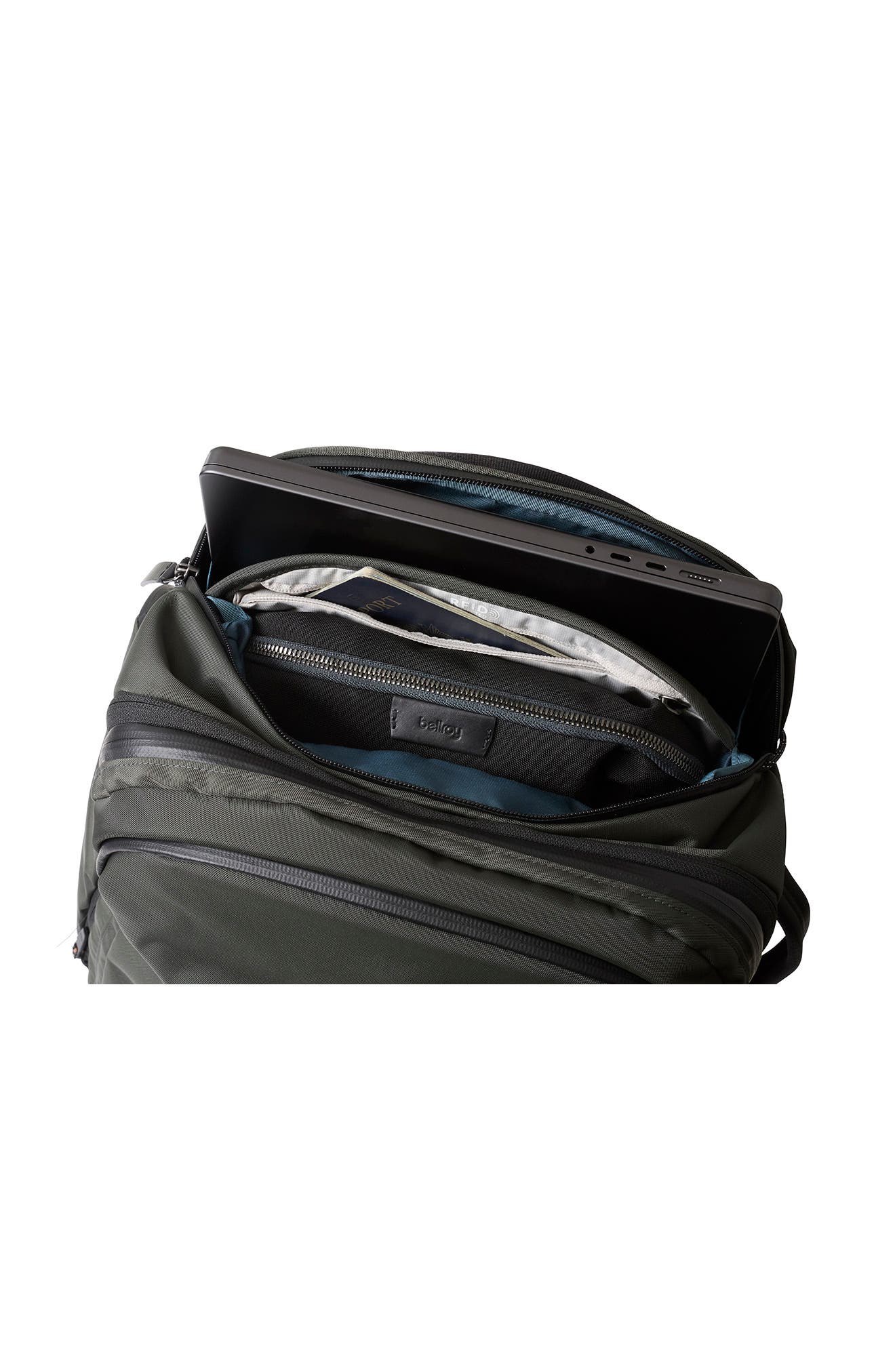 Bellroy Transit Travel Pro Backpack, Alternate, color, Olive