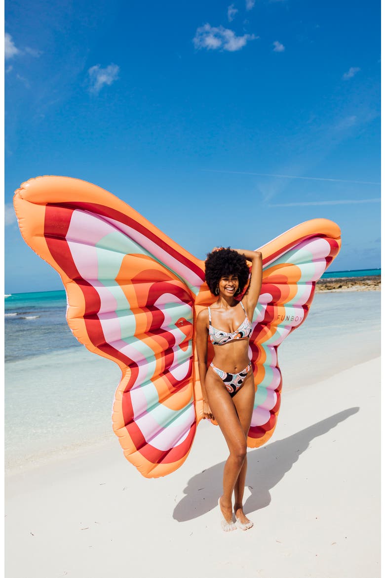 Butterfly Pool Float, Alternate, color, MULTI