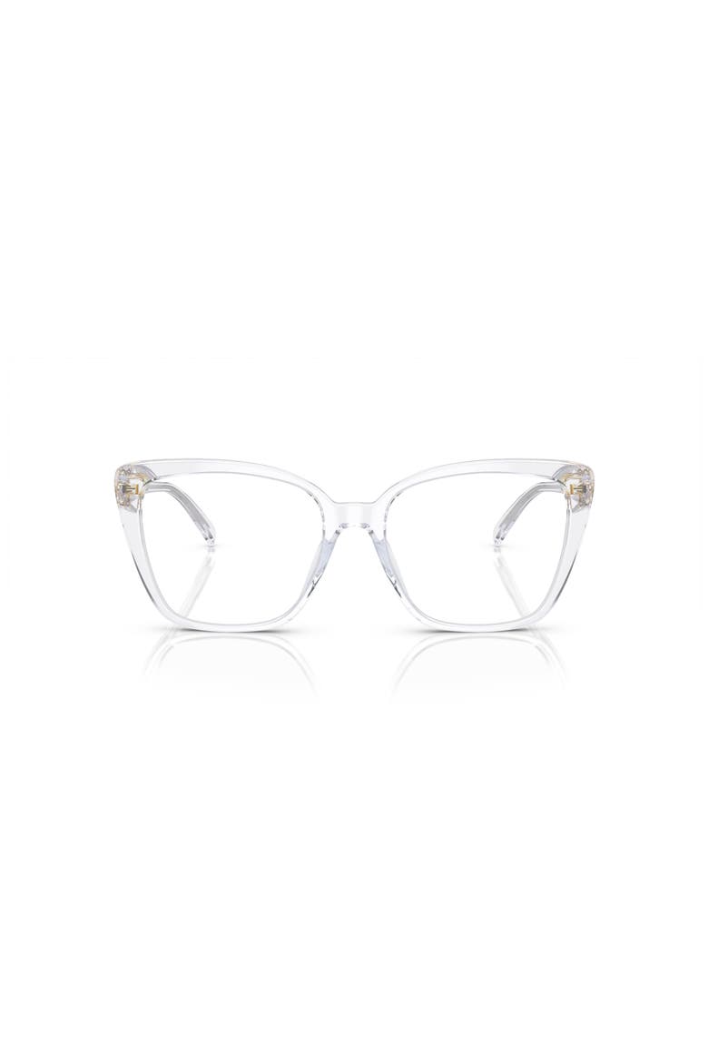 55mm Square optical glasses, Alternate, color, Transparent