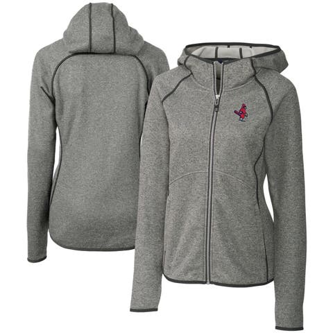 Spyder Women's 2024 Medium Full Zip Cozy Hoodie Jacket - Heather Grey