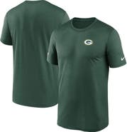 Nike Men's Nike Green Green Bay Packers Sideline Legend Small Logo Dri-FIT T-Shirt