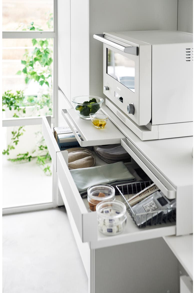 Countertop Pull-Out Tray, Alternate, color, WHITE