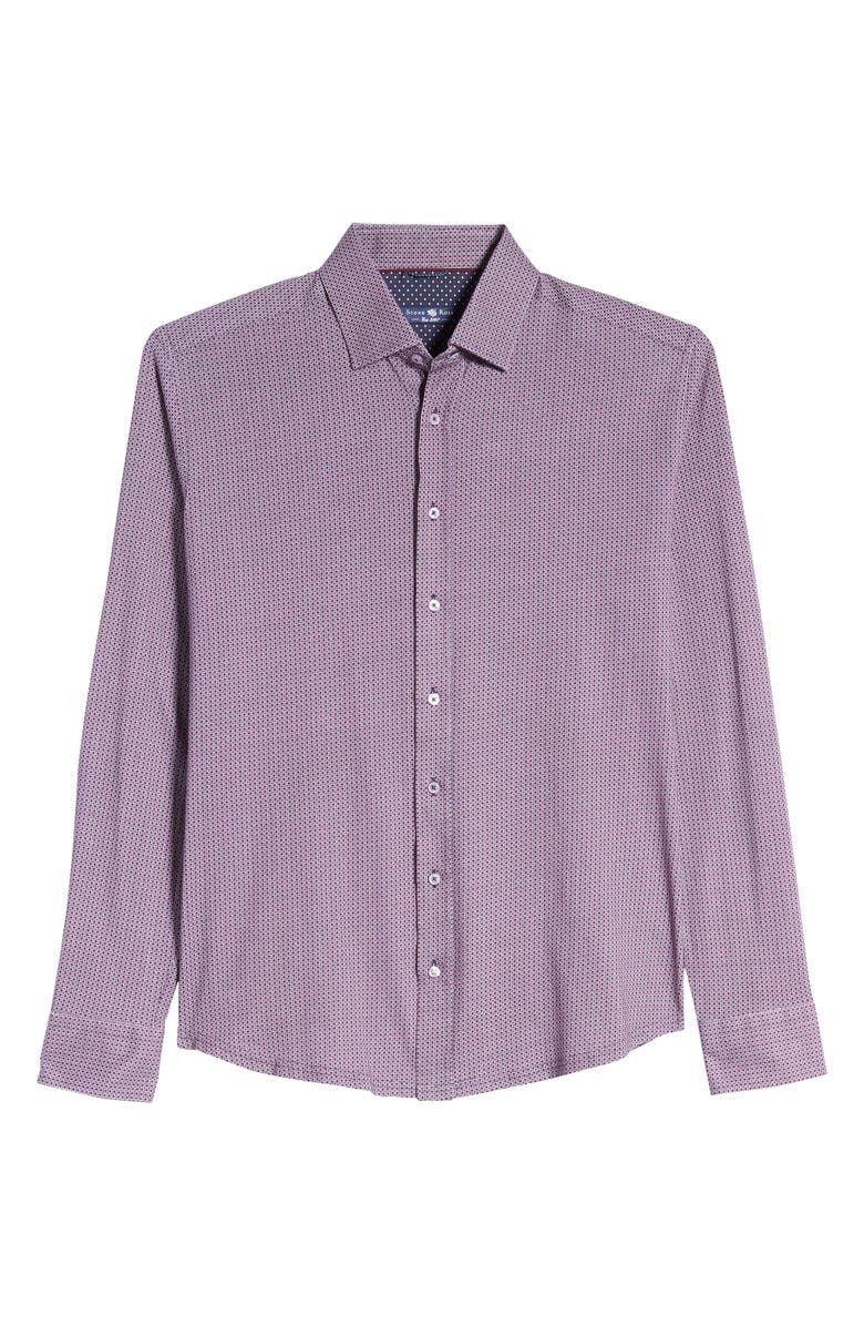 Stone Rose Regular Fit Button-Up Performance Shirt, Alternate, color,