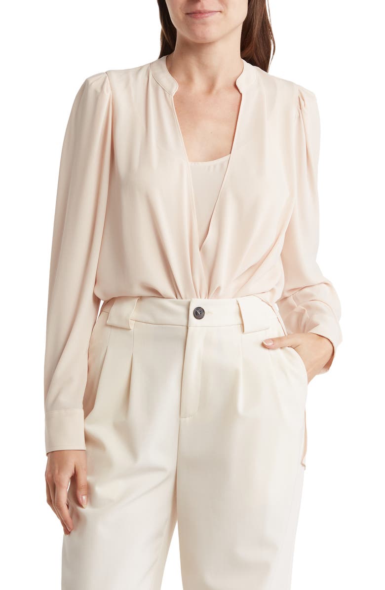 BCBGMAXAZRIA Bubble Hem Blouse, Main, color, 