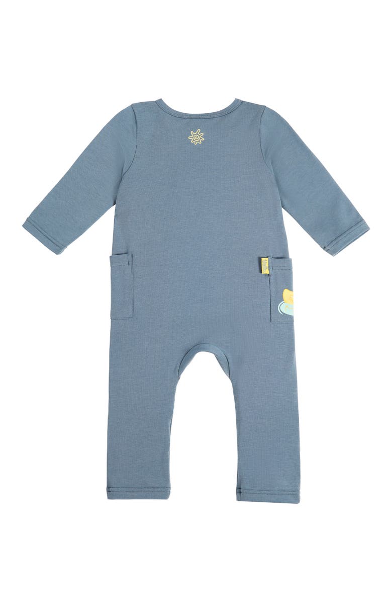 UV Skinz Long Sleeve Everyday Romper, Alternate, color, Mirage Ducky