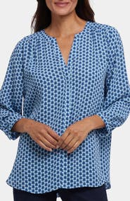 NYDJ Pintuck Top