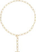 Adornia 14k Gold Plated Chunky Slide Toggle Necklace
