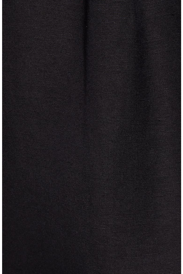Tie Front Maternity Button-Up Shirt, Alternate, color, BLACK