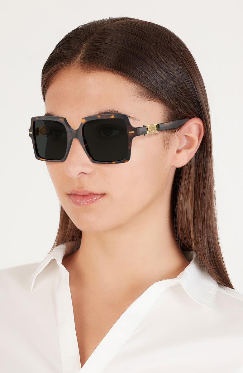 Versace 55mm Square Sunglasses, Alternate, color, 