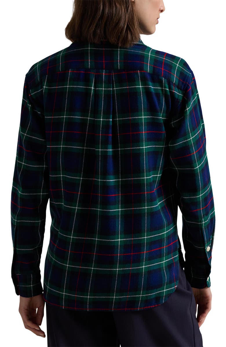 Polo Ralph Lauren Twill Button-Up Top, Alternate, color, 