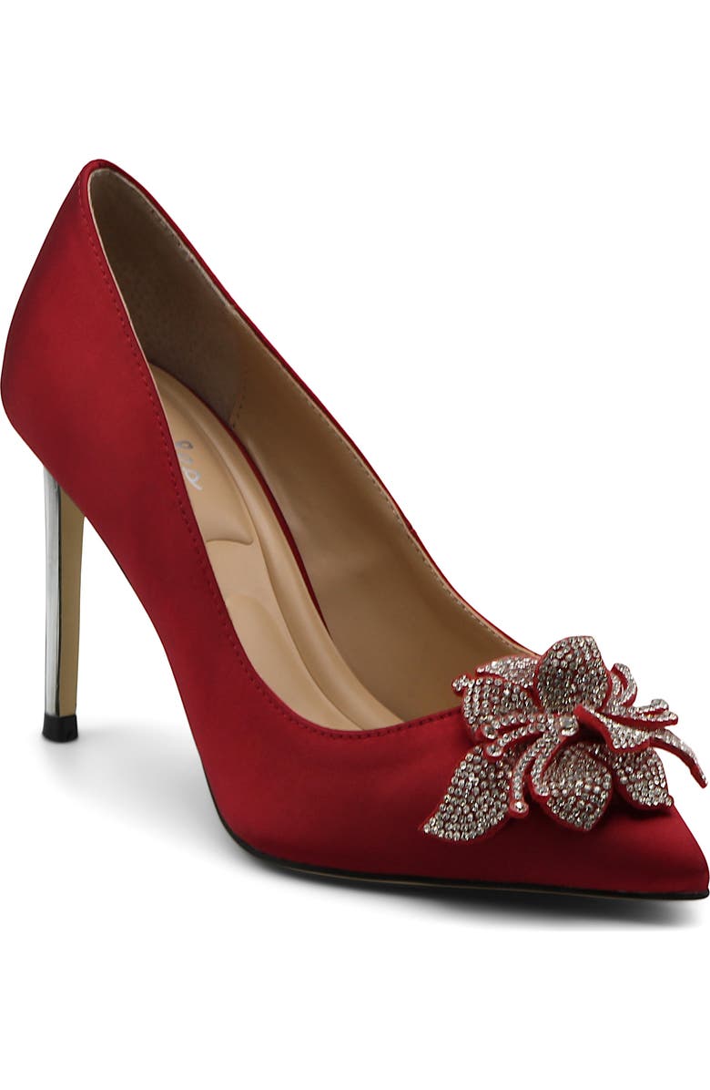 Charles by Charles David Rahm Pointed Toe Pump, Main, color, Red