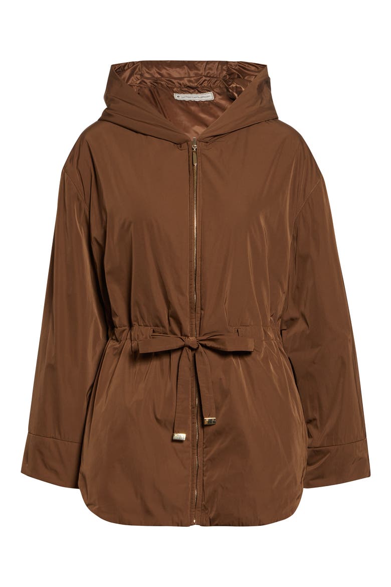 Charme Water Repellent Hooded Jacket, Alternate, color, HONEY