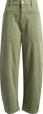 Frank & Eileen Bray Barrel Leg Cotton Twill Pants