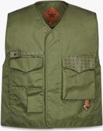 MCM Vest in ECONYL® and Monogram Print Leather