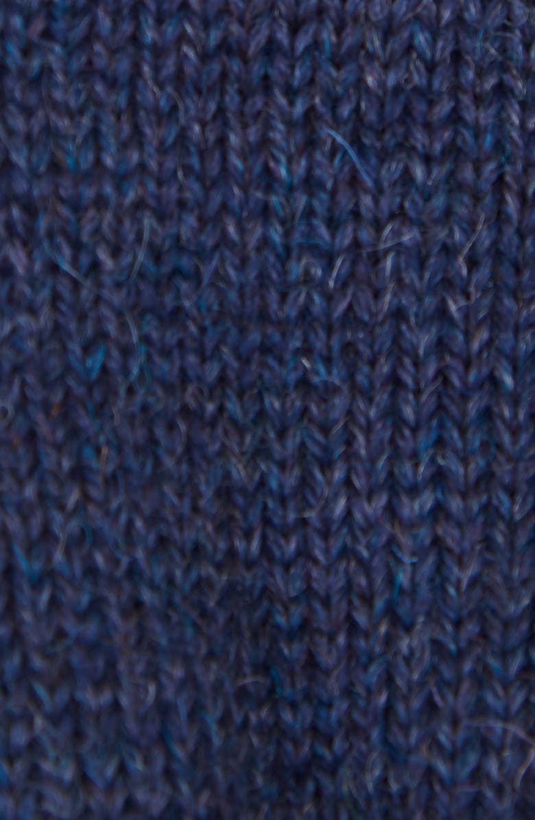 Barbour Fingerless Wool Gloves, Alternate, color, Navy