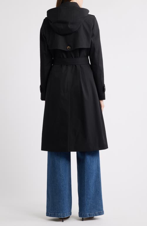 London Fog Heritage Trench Raincoat With Removable Hood