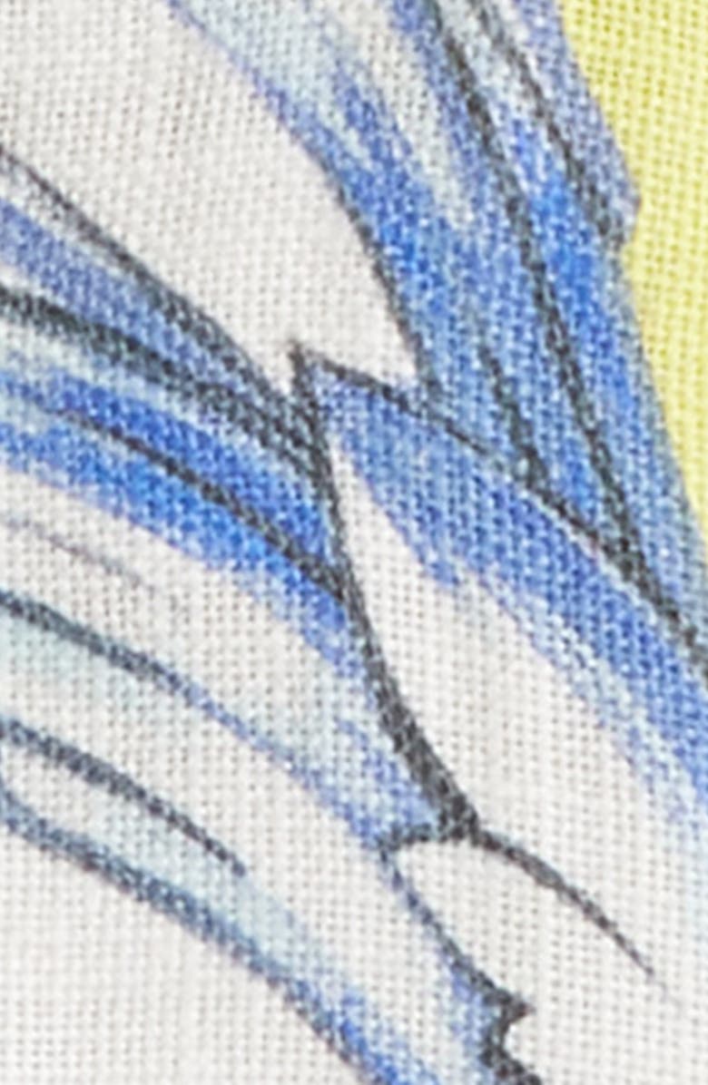 FARM Rio Sicily Linen Romper, Alternate, color, Off-White