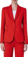 Akris punto Cool Wool Stretch Crepe Blazer