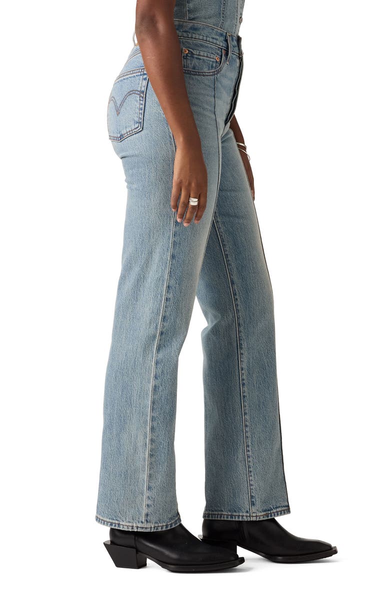 Levi's Ribcage Seamed Straight Leg Jeans, Alternate, color, What Now Psk