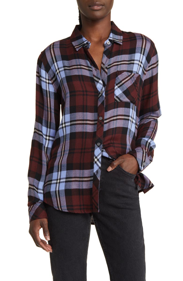 Rails Hunter Plaid Button-Up Shirt, Main, color,