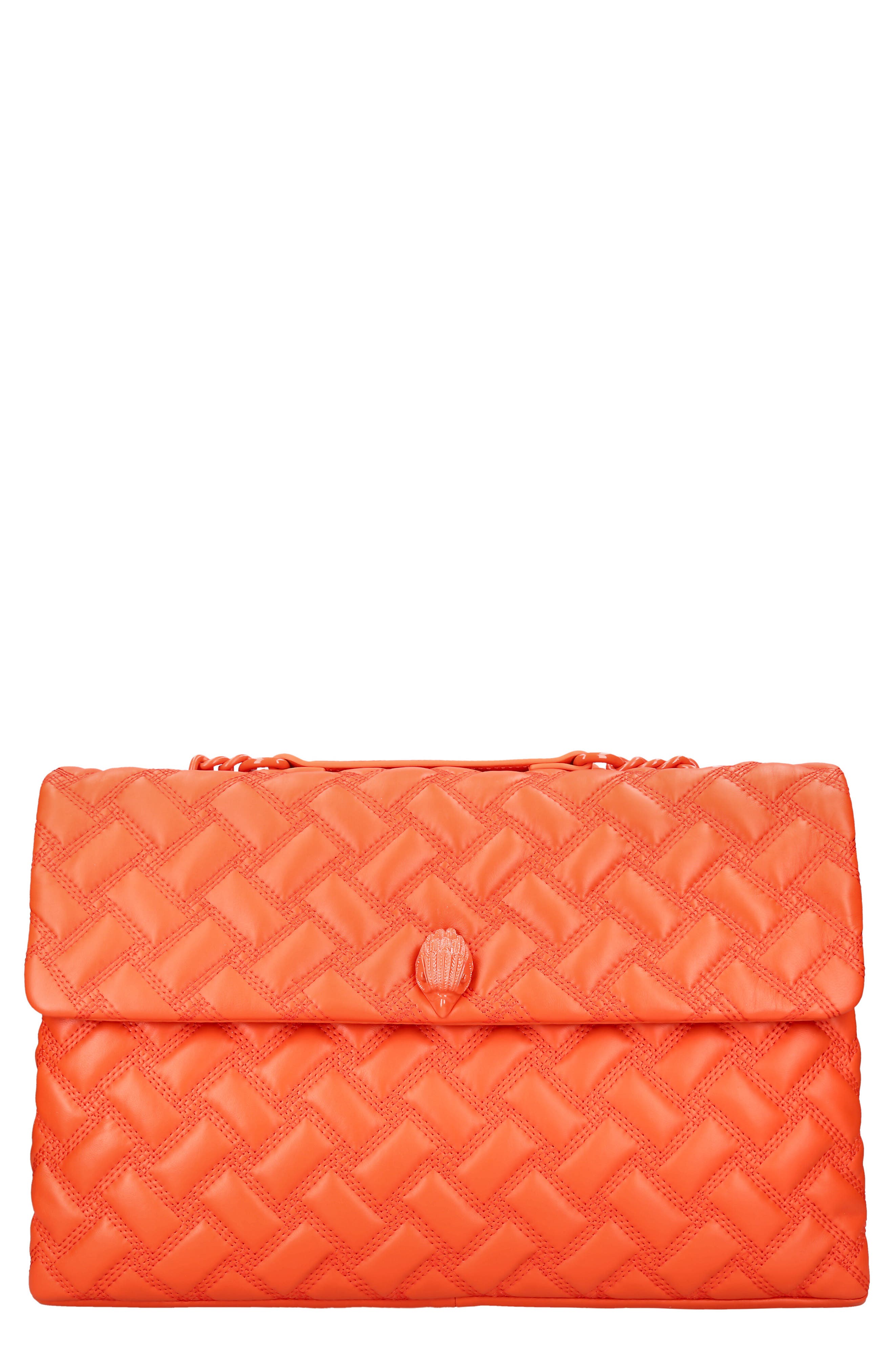 Kurt Geiger London XXL Kensington Drench Leather Convertible Shoulder Bag, Main, color, 