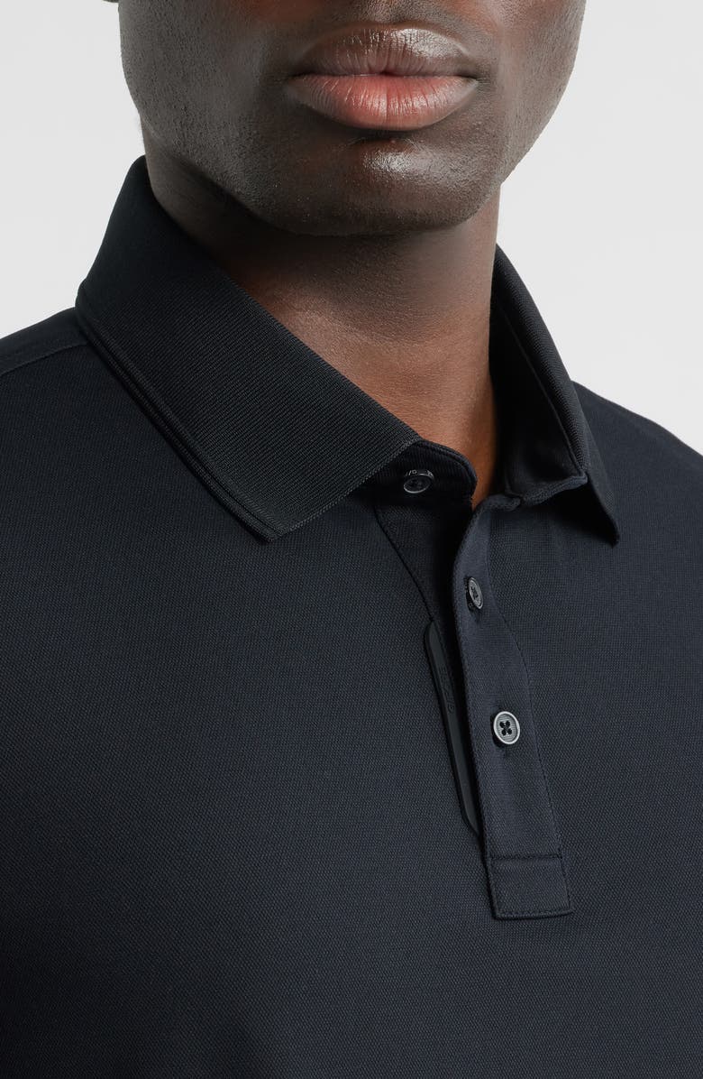 G/FORE Essential Performance Piqué Golf Polo, Alternate, color, Onyx