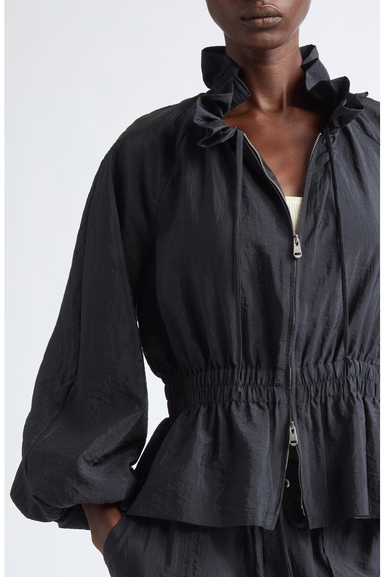 Deana Woven Jacket, Alternate, color, BLACK