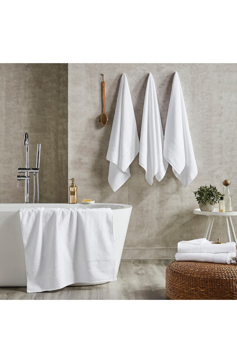 Modern Threads Hotel 6-Piece Bath Towel Set, Alternate, color, White