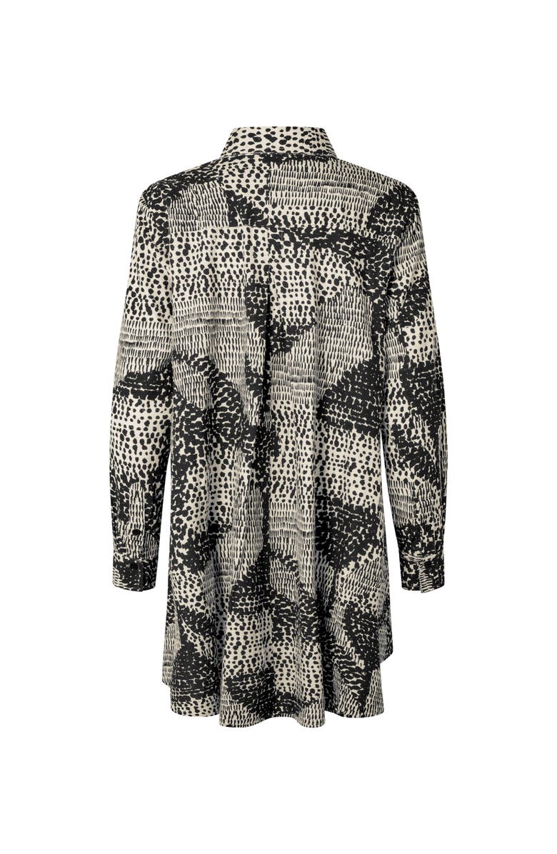 Masai Copenhagen MaIngebeth Loose Fit Longline Shirt, Alternate, color, Black