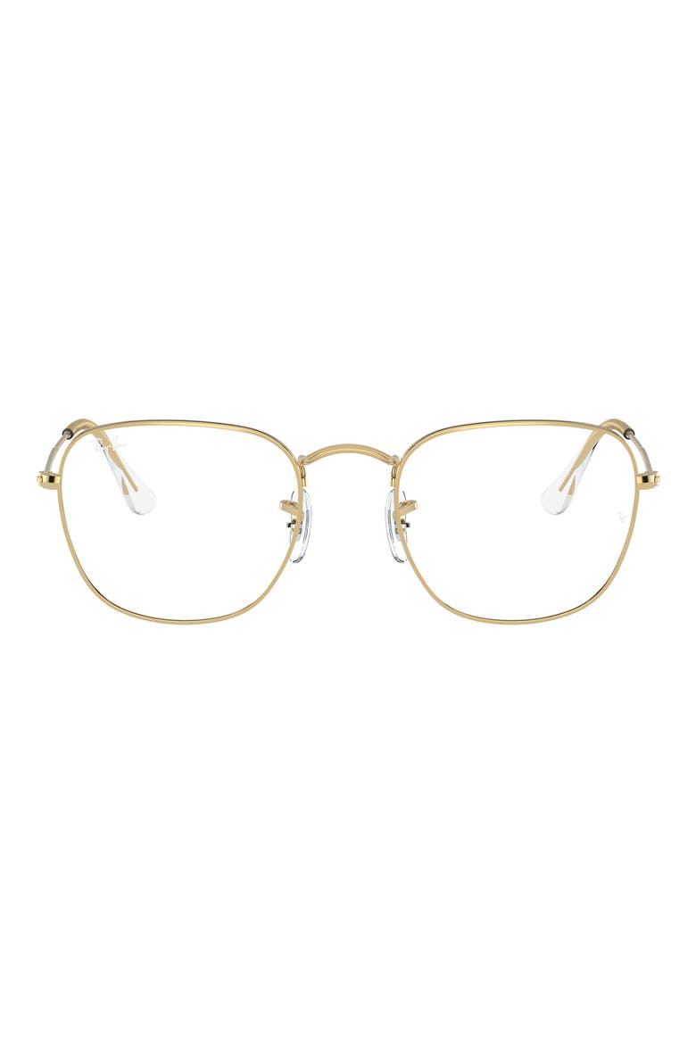 Frank 54mm Square Optical Glasses, Main, color, YELLOW
