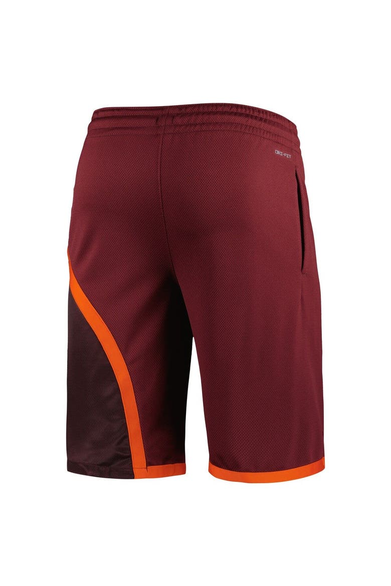 Men's Nike Maroon Virginia Tech Hokies Replica Performance Basketball Shorts, Alternate, color, Maroon