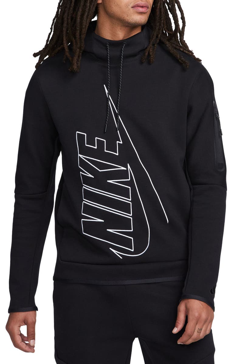 Nike Tech Fleece Pullover Graphic Hoodie, Main, color,